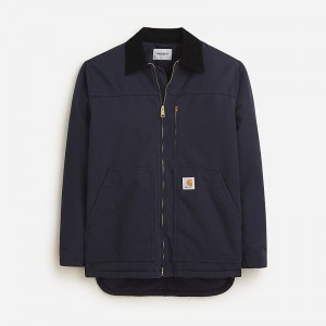 Abrigos J.Crew Carhartt® Work Progress Arlington Hombre Azul Marino Oscuro España | LKOZFE839