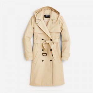 Abrigos J.Crew New Icon trench Mujer Kaki España | BSIWTL365