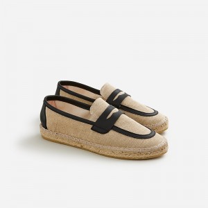 Alpargatas J.Crew Made-in-Spain loafer Mujer Kaki España | IDEUZF860