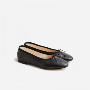 Bailarinas J.Crew Zoe Mujer Negras España | OCXZSV437