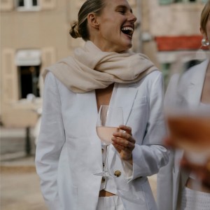 Blazer J.Crew Helena Mujer Blancas España | SRIAEM903