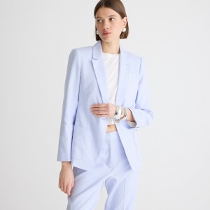 Blazer J.Crew Helena Mujer Peri Breeze España | NVQJHY824