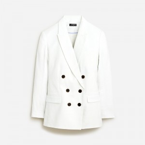 Blazers J.Crew Double-breasted Mujer Blancas España | QVYBRE605