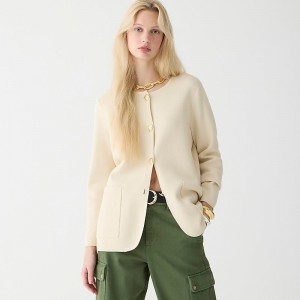 Blazers J.Crew Giselle sweater Mujer Bleached Sand España | EGZTML538
