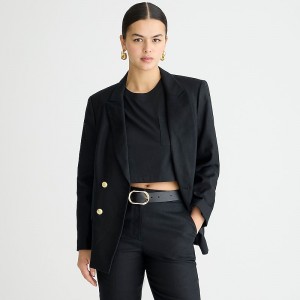 Blazers J.Crew Greta Mujer Negras España | XASCNQ746
