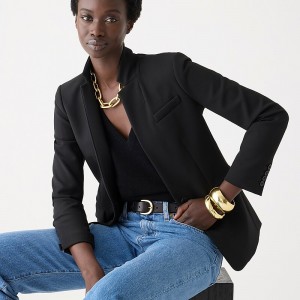 Blazers J.Crew Regent Mujer Negras España | RXCESM954