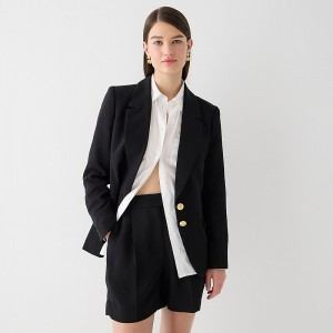 Blazers J.Crew Willa Mujer Negras España | JFQAVX216