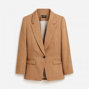 Blazers J.Crew Willa Mujer Wool Hthr Acorn España | EWZGYH038