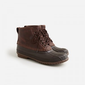 Botas J.Crew Heritage duck tumbled leather Hombre Verde Menta España | DLIVTG723