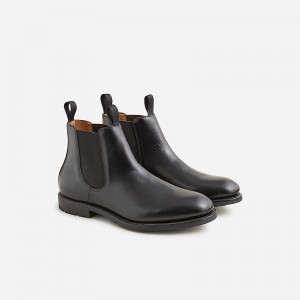 Botas J.Crew Kenton Chelsea Hombre Negras España | QXFMUZ395