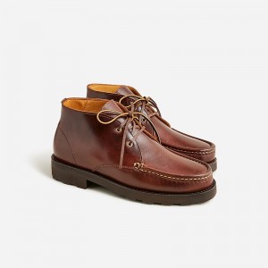 Botas J.Crew Paraboot Maine leather Hombre Lisse America España | PKOJQB498