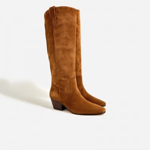 Botas J.Crew Piper knee-high Mujer Rich Toffee España | RGIYCL396