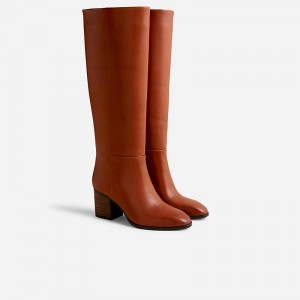 Botas J.Crew Sadie knee-high Mujer Rich Oak España | DRSEUF034