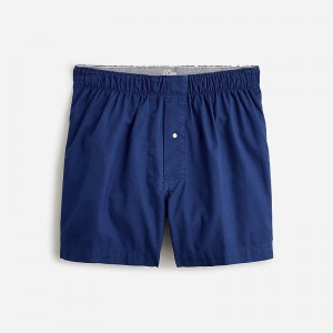 Boxer J.Crew Boxer shorts Broken-in organic Hombre Azul Marino España | LZPHCV123
