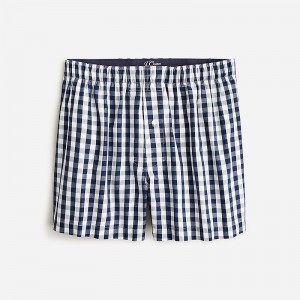 Boxer J.Crew Patterned Hombre Azul Marino España | EPRFVM203
