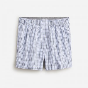Boxer J.Crew Patterned Hombre Azules España | FATYBO689