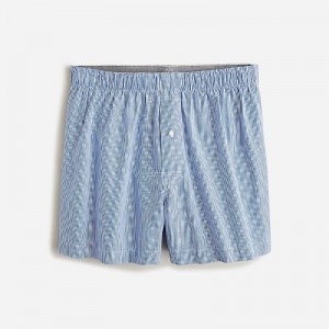 Boxer J.Crew Patterned Hombre Azules España | QSWZBF096