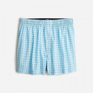 Boxer J.Crew Printed Hombre Azules España | WNHLFP786
