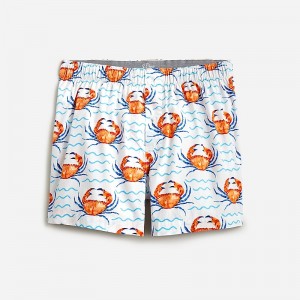Boxer J.Crew Printed Hombre Blancas Coral España | RCIFAP029