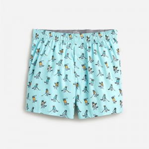 Boxer J.Crew Printed Hombre Doradas España | DBRPMX403