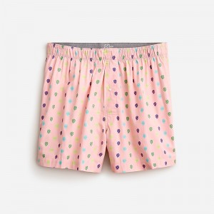 Boxer J.Crew Printed Hombre Easter Egg Warm Quartz España | ZMAEHP805