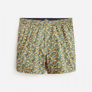 Boxer J.Crew Printed Hombre Naranjas España | YXUFWZ417
