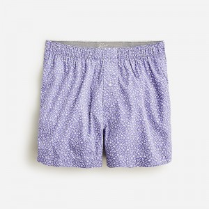 Boxer J.Crew Printed Hombre Spring Field Floral Blu España | VHAGOP892