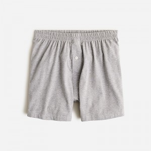 Boxer J.Crew Stretch knit Hombre Hthr Graphite España | SIWXEO679