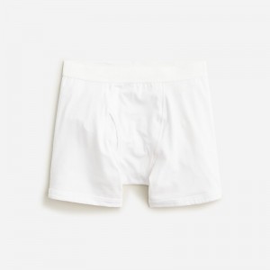 Bragas J.Crew Stretch 4" Hombre Blancas España | TPSROD923
