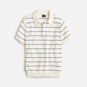 Camisa Polo J.Crew Short-sleeve cashmere sweater Hombre Azul Marino España | WOZURE489