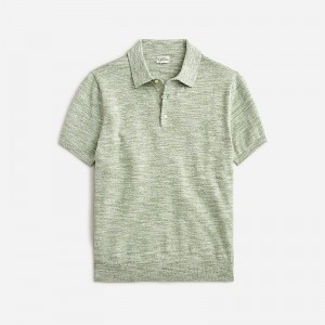 Camisa Polo J.Crew Short-sleeve cotton-blend sweater Hombre Fresh Garland España | APTBDS612
