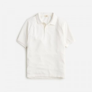 Camisa Polo J.Crew Terry cloth Hombre Sea Salt España | THJPEB960