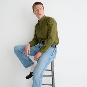 Camisas J.Crew BEAMS PLUS X J.Crew two-pocket B.D. Hombre Verde Oliva Kaki España | EUCGSZ215