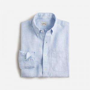 Camisas J.Crew Baird McNutt Irish linen Hombre Charles Glen Check Cor España | UITAZH756