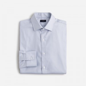 Camisas J.Crew Bowery performance stretch with spread collar Hombre Slate Twill España | TKEDAV076