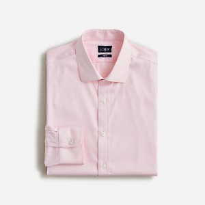 Camisas J.Crew Bowery performance stretch with spread collar Hombre Rosas España | VHWCQT056