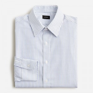 Camisas J.Crew Bowery wrinkle-free with point collar Hombre Blancas España | GCOBHQ935