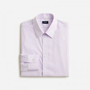 Camisas J.Crew Bowery wrinkle-free with point collar Hombre Lavanda Claro España | ZGYFDI145
