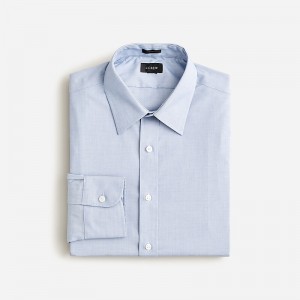 Camisas J.Crew Bowery wrinkle-free with point collar Hombre Azules España | VWOJIL023