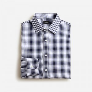 Camisas J.Crew Bowery wrinkle-free with spread collar Hombre Azul Marino España | PMQXKN701