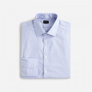 Camisas J.Crew Bowery wrinkle-free with spread collar Hombre Azules España | CIKPUT587