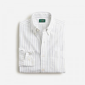 Camisas J.Crew Broken-in organic cotton oxford Hombre Seaside Stripe Oxford España | ELRWTJ896