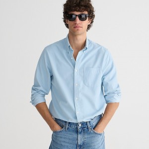 Camisas J.Crew Fine-wale corduroy Hombre Azules España | KCZQES405