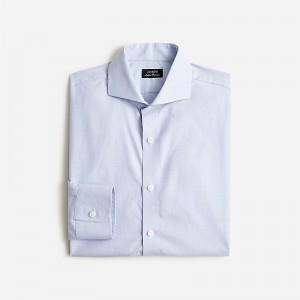 Camisas J.Crew Ludlow Premium fine cotton with cutaway collar Hombre Azules España | RZLNUM489