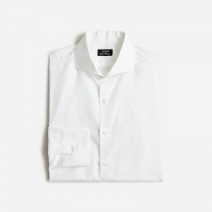 Camisas J.Crew Ludlow Premium fine cotton with cutaway collar Hombre Blancas España | MKHVTW293
