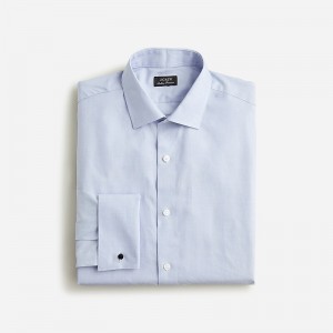 Camisas J.Crew Ludlow Premium fine cotton with french cuffs Hombre Azules España | IYEHMW273