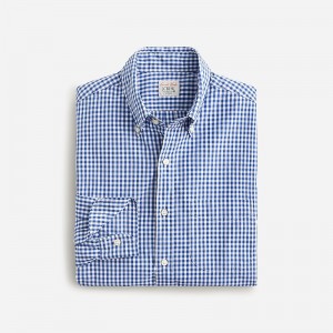 Camisas J.Crew Secret Wash cotton poplin Hombre Azules España | OZCRQG012