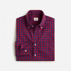 Camisas J.Crew Secret Wash cotton poplin Hombre Azul Marino España | RYIMTB952