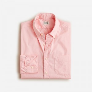 Camisas J.Crew Secret Wash cotton poplin Hombre Rosas España | VPTSHE418