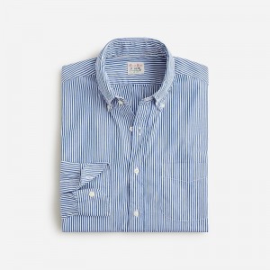 Camisas J.Crew Secret Wash cotton poplin Hombre Blancas Azules España | MHXKGV390